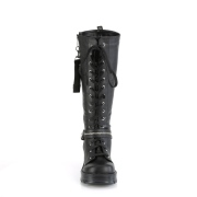 Vegan blockabsatz 7 cm Demonia BRATTY-206 chunky heel plateaustiefel