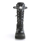 Vegane 11,5 cm SHAKER-70 damen cyberpunk plateaustiefel