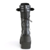 Vegane 11,5 cm SHAKER-70 damen cyberpunk plateaustiefel