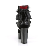Velvet 11,5 cm CHARADE-110 demonia ankle boots platform