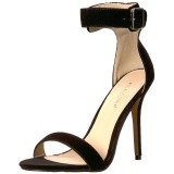 Velvet 13 cm Pleaser AMUSE-10 high heeled sandals