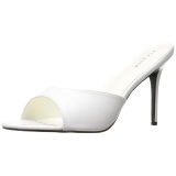 Weiss 10 cm CLASSIQUE-01 damen pantoletten schuhe