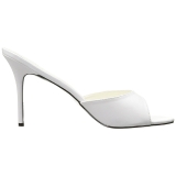 Weiss 10 cm CLASSIQUE-01 damen pantoletten schuhe