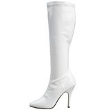 Weiss 13 cm SEDUCE-2000 stiletto lackstiefel high heels stiefel
