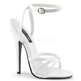 Weiss 15 cm DOMINA-108 fetisch high heels schuhe