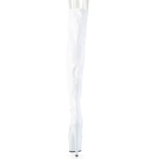 Weiss 18 cm ADORE-3000HWR Hologramm poledance overkneestiefel