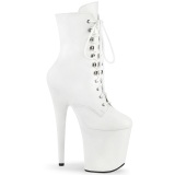 Weiss 20 cm FLAMINGO-1020WR platform ankle booties