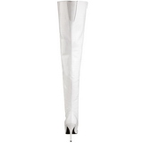 Weiss Lack 13 cm SEDUCE-3010 overknee high heels stiefel