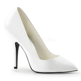 Weiss Lack 13 cm SEDUCE-420 spitze pumps high heels