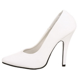 Weiss Lack 13 cm SEDUCE-420 spitze pumps high heels