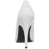 Weiss Lack 13 cm SEDUCE-420V High Heels Pumps für Männer