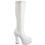 Weiss Matt 13 cm ELECTRA-2000Z High Heels Damenstiefel für Männer