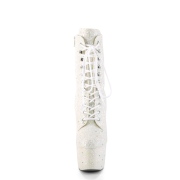 Weiss glitter 18 cm ADORE-1020GDLG pole dance ankel boots