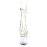 Weiss transparent 18 cm ADORE-1018C-2 exotic pole dance stiefeletten