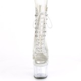 Weiss transparent 18 cm ADORE-1021C-2 exotic pole dance stiefeletten