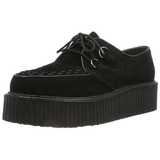 Wildleder 5 cm CREEPER-402S Plateau Creepers Schuhe Herren