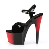 Zweifarbig 18 cm ADORE-709BR plateauschuhe high heels