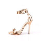 gold rose 13 cm Pleaser AMUSE-10 Sandaletten mit high heels
