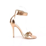 gold rose 13 cm Pleaser AMUSE-10 Sandaletten mit high heels